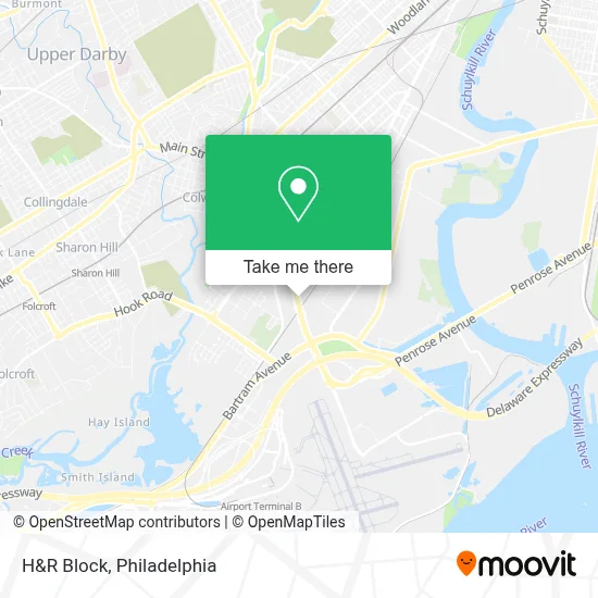 H&R Block map