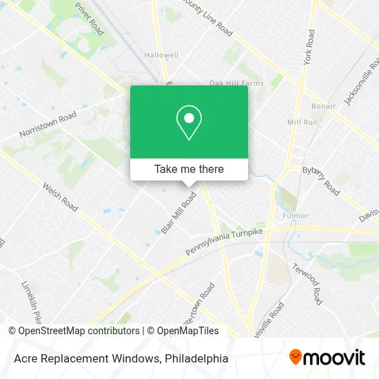 Acre Replacement Windows map
