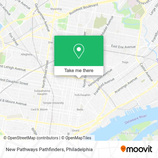 New Pathways Pathfinders map