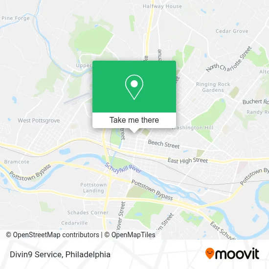 Divin9 Service map
