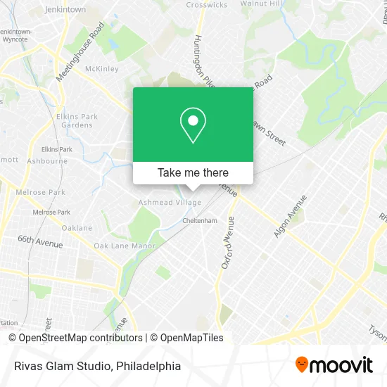 Rivas Glam Studio map