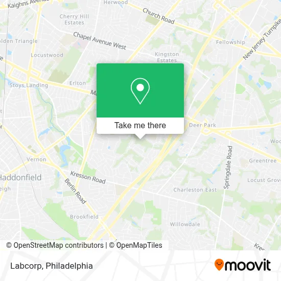 Labcorp map