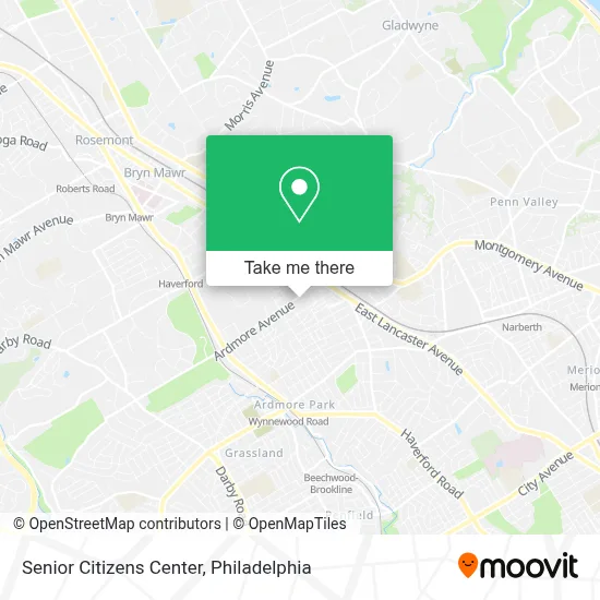 Senior Citizens Center map