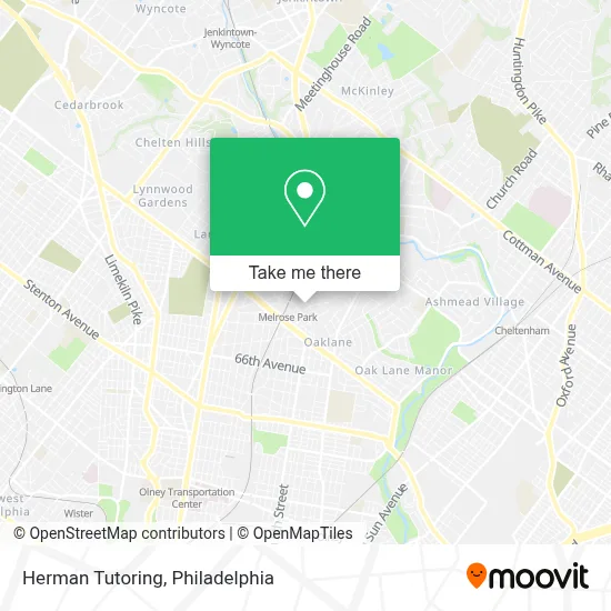 Herman Tutoring map