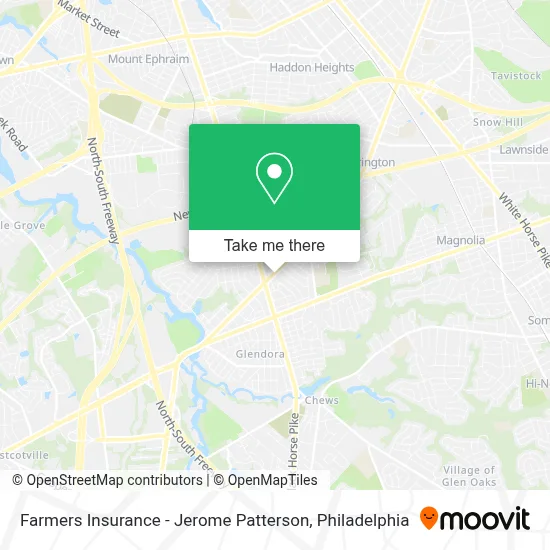 Farmers Insurance - Jerome Patterson map
