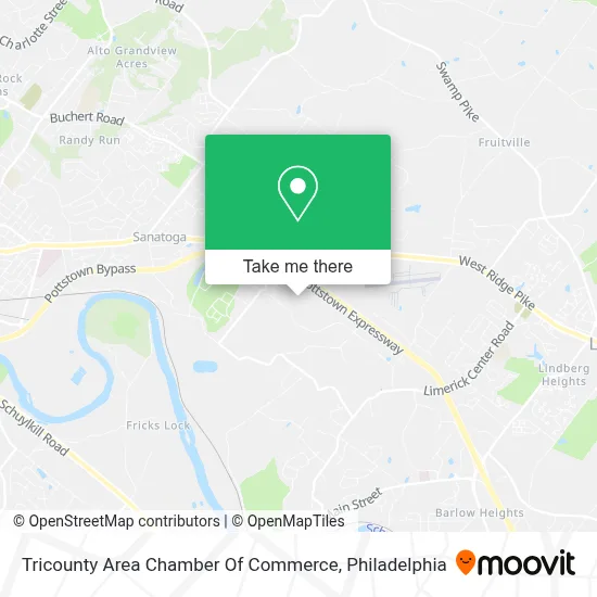 Tricounty Area Chamber Of Commerce map