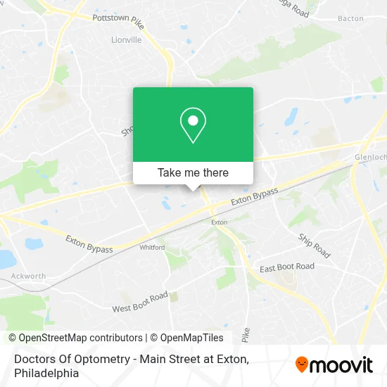 Doctors Of Optometry - Main Street at Exton map
