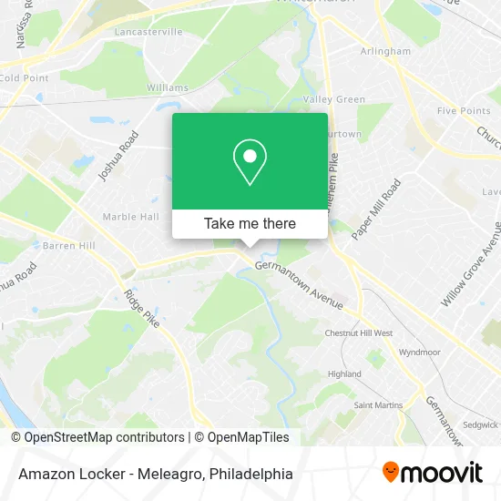 Amazon Locker - Meleagro map