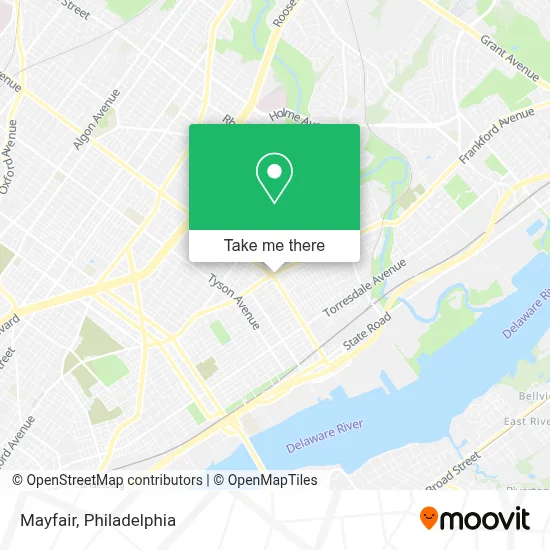 Mayfair map