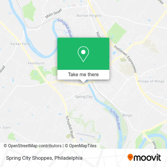Spring City Shoppes map