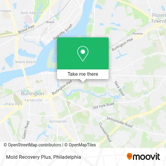 Mold Recovery Plus map