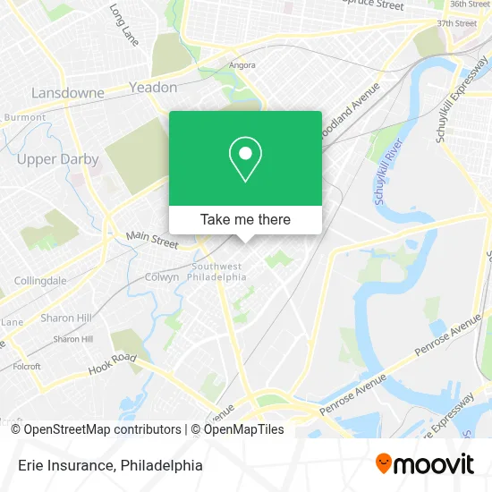 Erie Insurance map