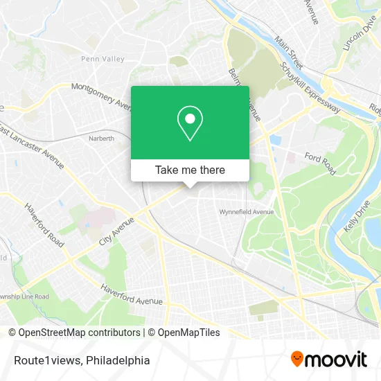 Route1views map