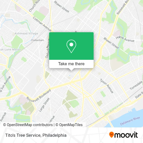Tito's Tree Service map