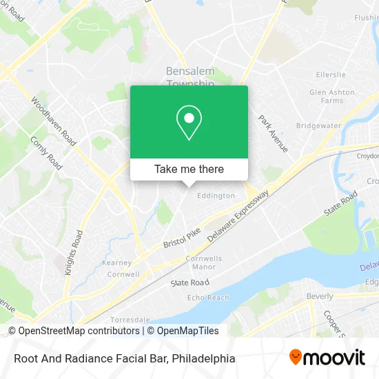Root And Radiance Facial Bar map