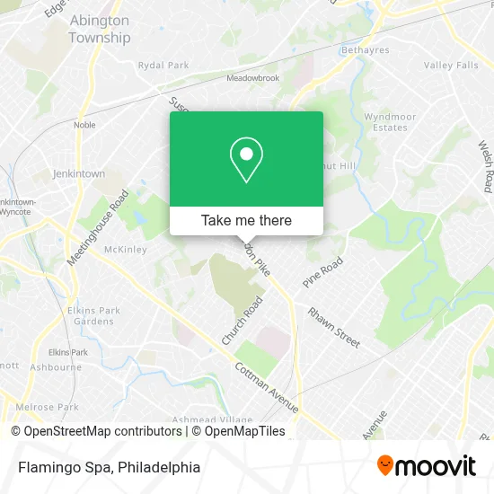 Flamingo Spa map