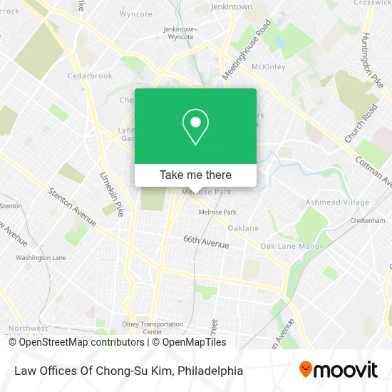 Law Offices Of Chong-Su Kim map