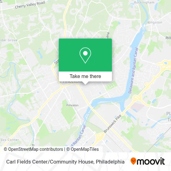 Carl Fields Center / Community House map