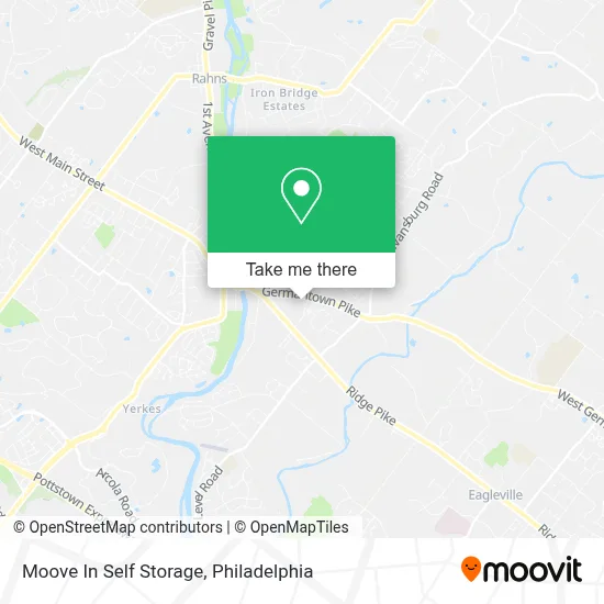 Moove In Self Storage map
