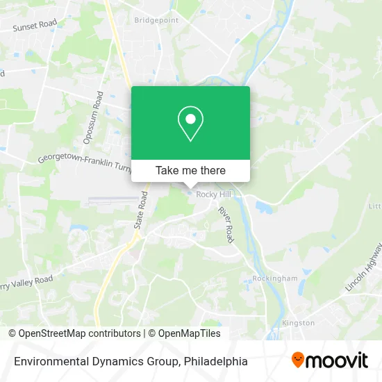 Environmental Dynamics Group map