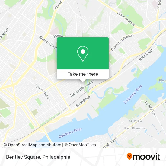 Bentley Square map
