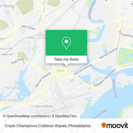 Crash Champions Collision Repair map