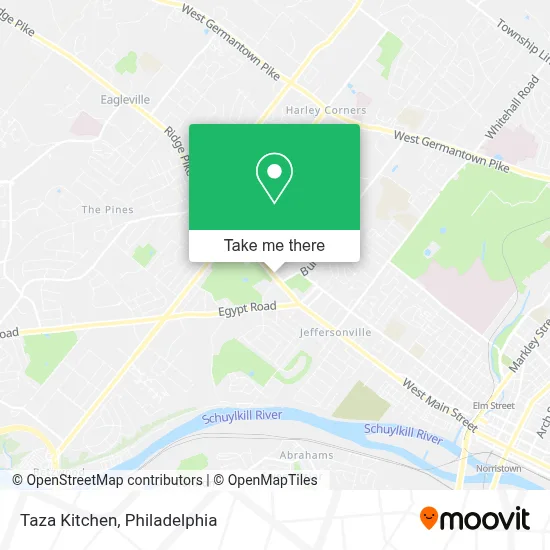 Taza Kitchen map