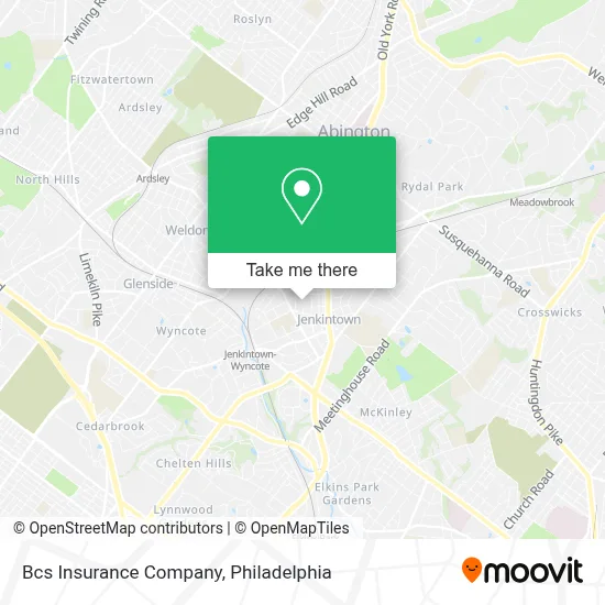 Bcs Insurance Company map