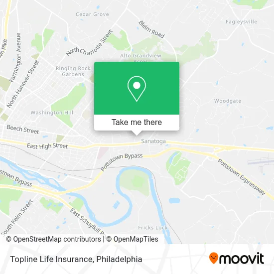 Topline Life Insurance map