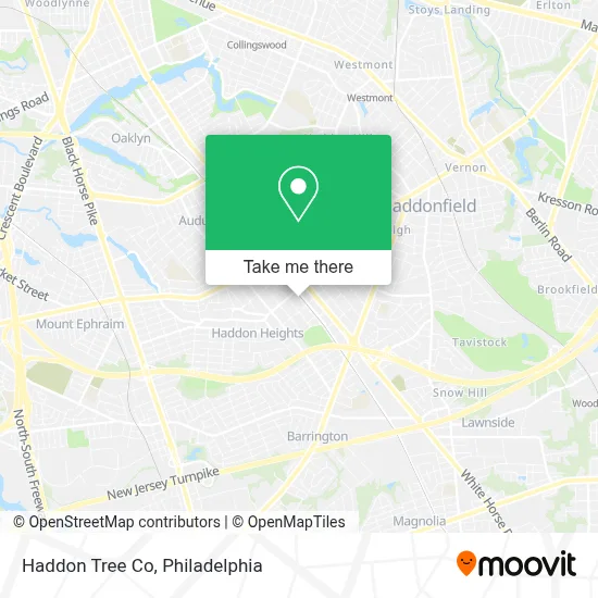 Haddon Tree Co map