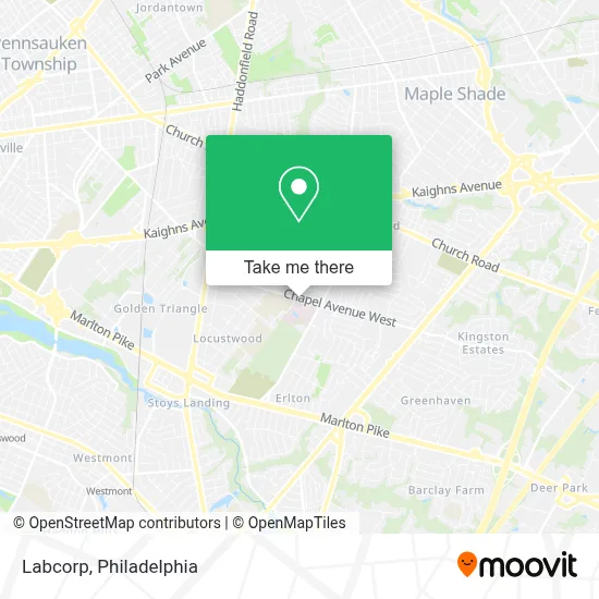 Labcorp map
