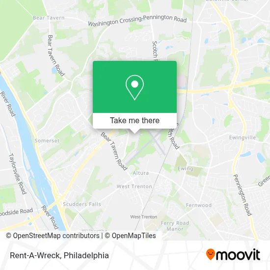 Rent-A-Wreck map