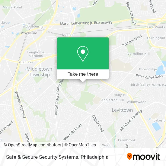 Safe & Secure Security Systems map