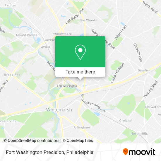 Fort Washington Precision map