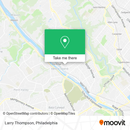 Larry Thompson map