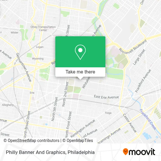 Philly Banner And Graphics map
