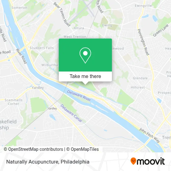 Naturally Acupuncture map