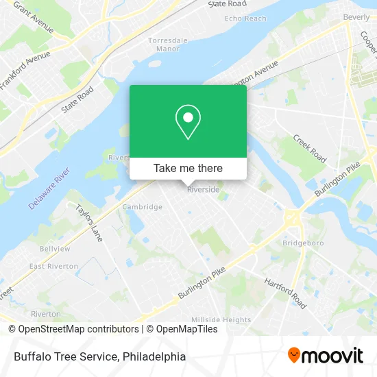 Buffalo Tree Service map