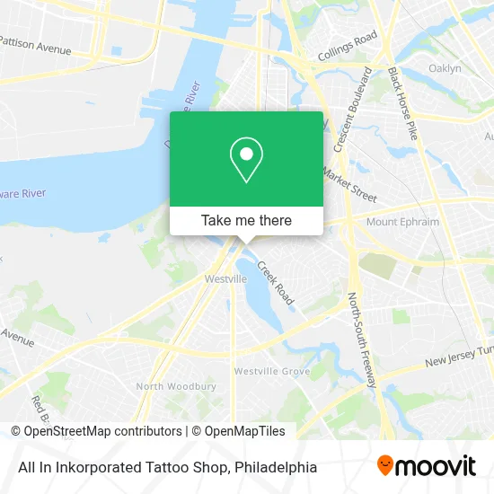 All In Inkorporated Tattoo Shop map