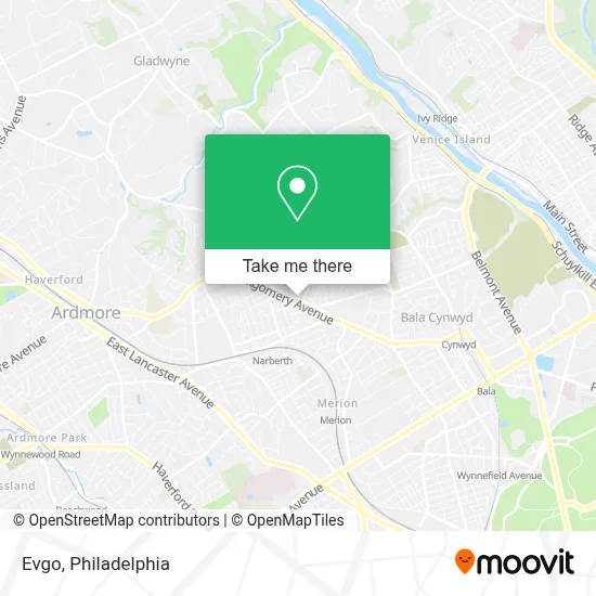 Evgo map