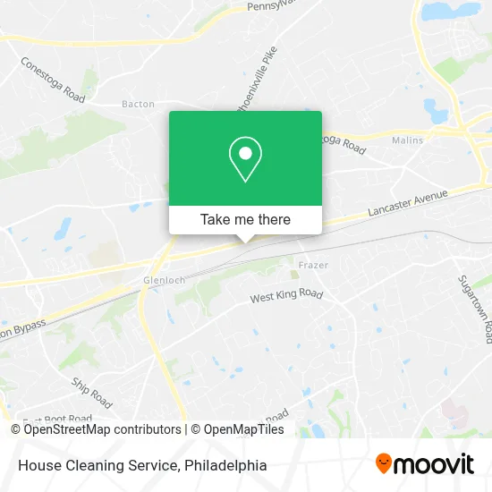 House Cleaning Service map