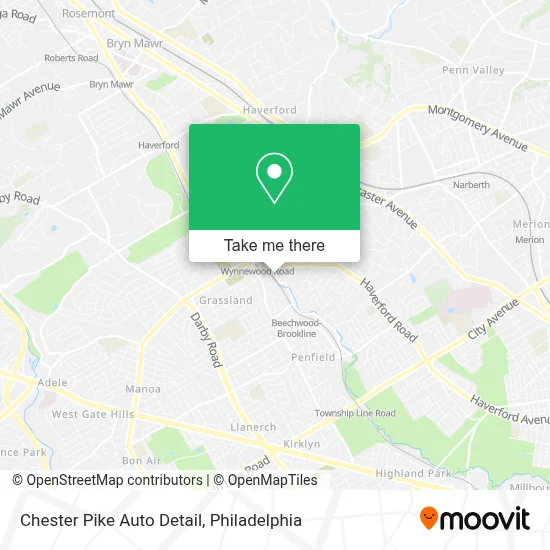 Chester Pike Auto Detail map
