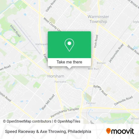 Speed Raceway & Axe Throwing map