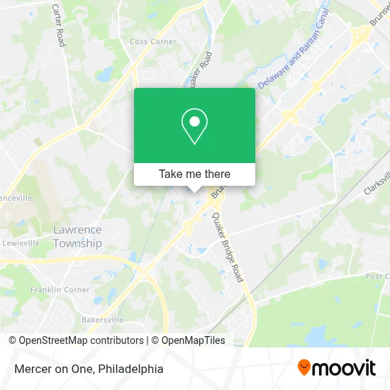 Mercer on One map