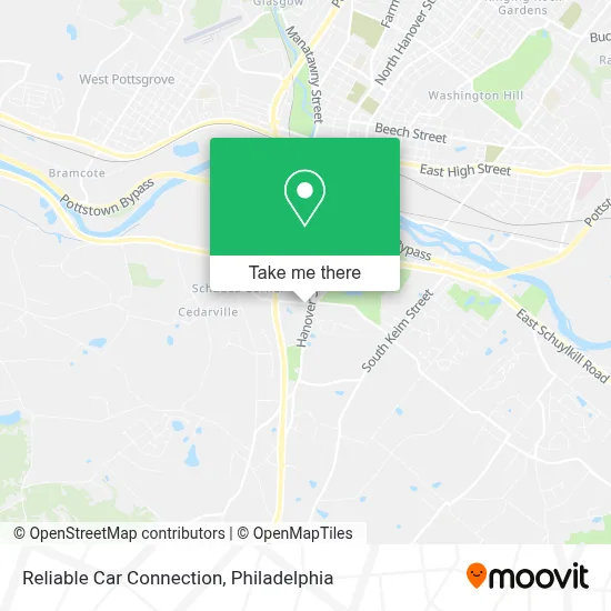 Reliable Car Connection map