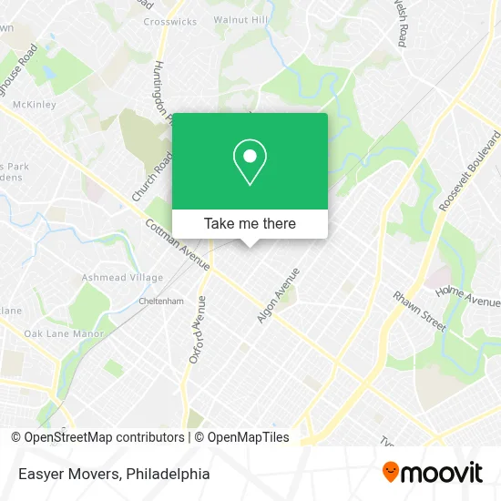 Easyer Movers map