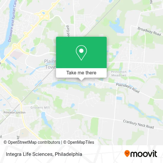 Integra Life Sciences map
