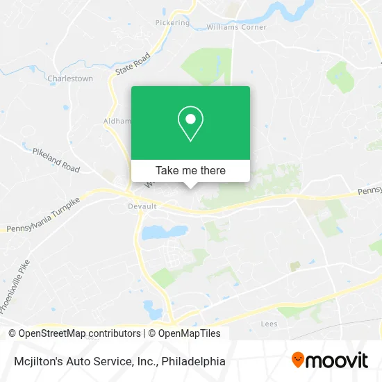 Mcjilton's Auto Service, Inc. map