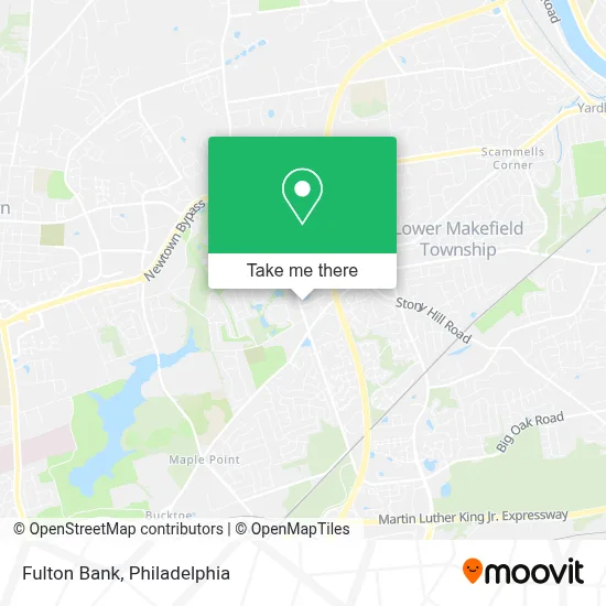 Fulton Bank map
