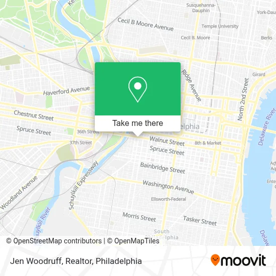 Jen Woodruff, Realtor map